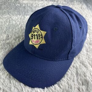 Reno 911 Miami Hat Cap Blue Adjustable Snapback Wool Movie Promo